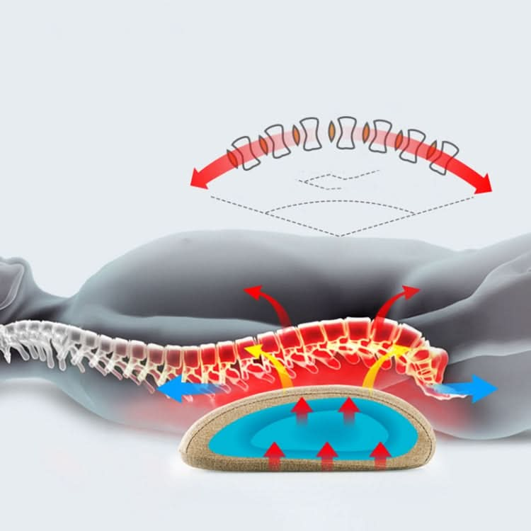 Heating Pulse Acupuncture Waist Massager Multifunctional Household Lumbar Disc Automatic Traction Device Reluova