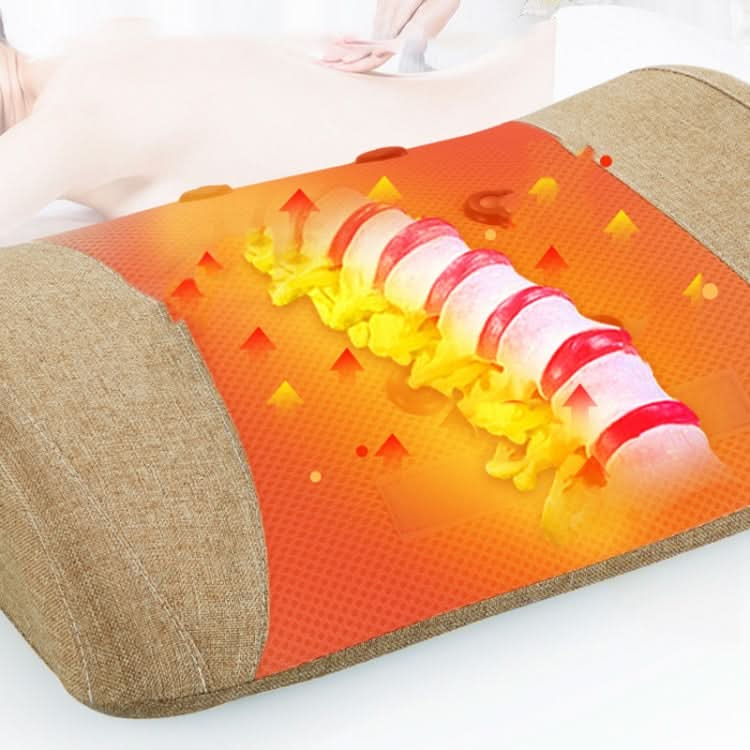 Heating Pulse Acupuncture Waist Massager Multifunctional Household Lumbar Disc Automatic Traction Device Reluova