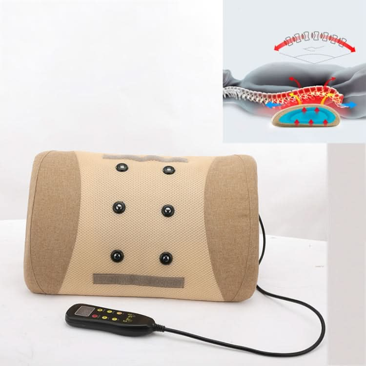 Heating Pulse Acupuncture Waist Massager Multifunctional Household Lumbar Disc Automatic Traction Device Reluova