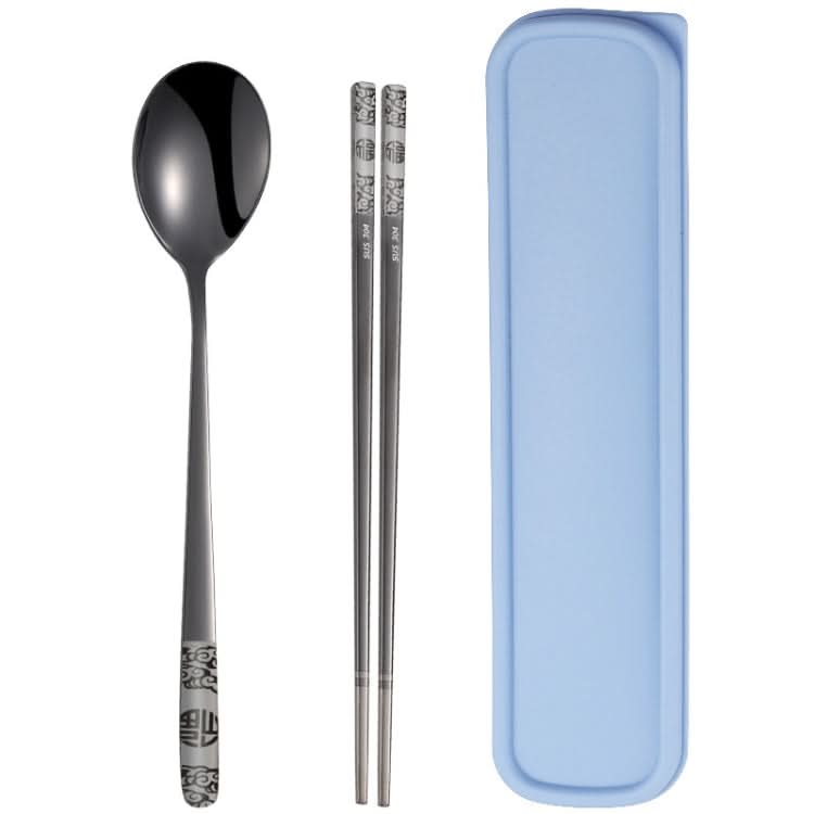 Stainless Steel Tableware Student Office Worker Portable Tableware Set - Reluova