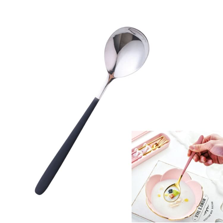 Simple Stainless Steel Titanium Plated Rice Spoon - Reluova