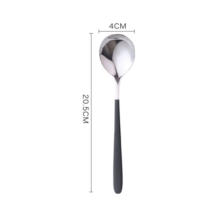 Simple Stainless Steel Titanium Plated Rice Spoon - Reluova