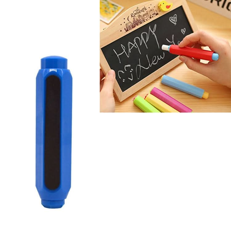 Magnetic Chalk Holder Dustless Double Spring Chalk Pen Holder Auto-adjust Chalk Clip, Ramdom Color Reluova