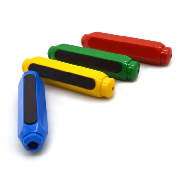 Magnetic Chalk Holder Dustless Double Spring Chalk Pen Holder Auto-adjust Chalk Clip, Ramdom Color Reluova