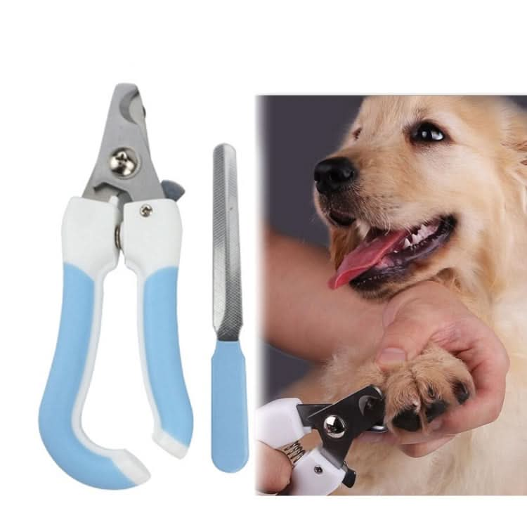 Two-piece Pet Toe Stainless Steel Cat and Dog Nail Clipper Filee - Reluova