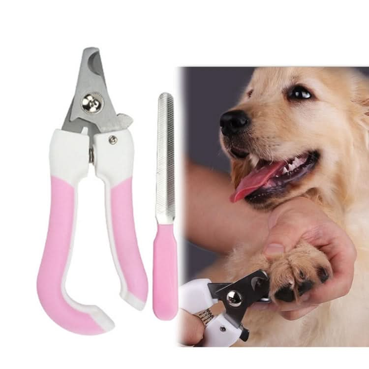 Two-piece Pet Toe Stainless Steel Cat and Dog Nail Clipper Filee - Reluova