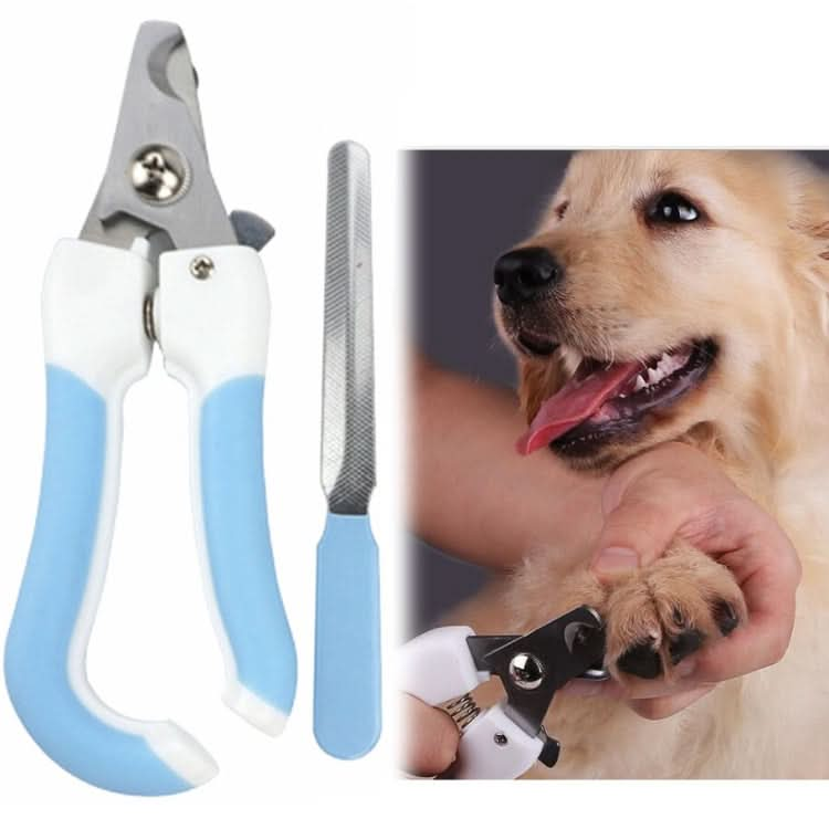 Two-piece Pet Toe Stainless Steel Cat and Dog Nail Clipper Filee - Reluova