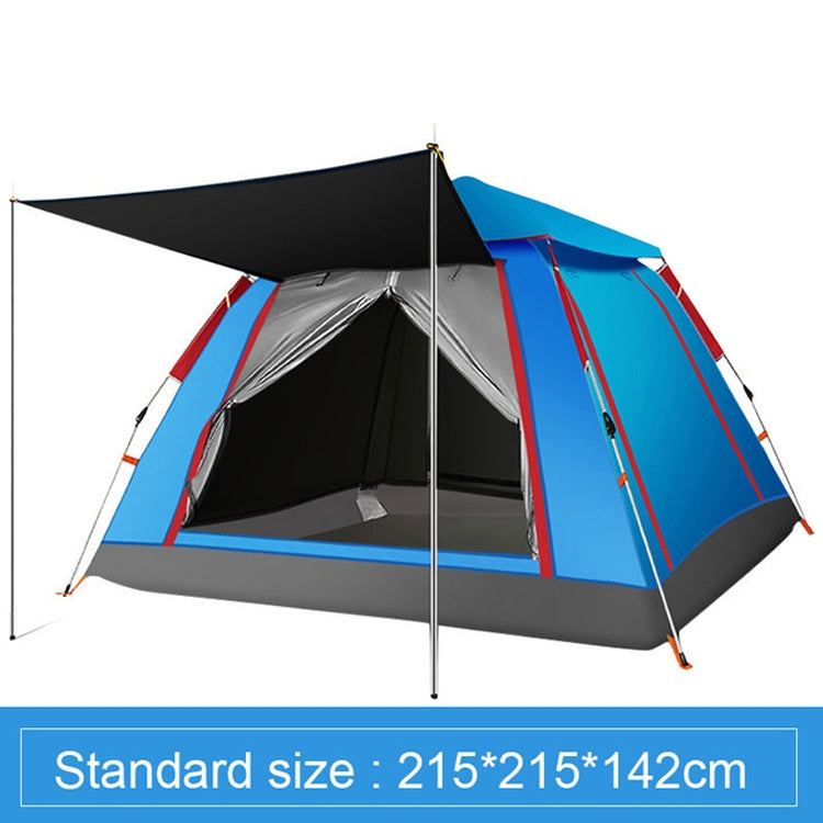 Outdoor 3-4 People Beach Thickening Rainproof Automatic Speed Open Four-sided Camping Tent