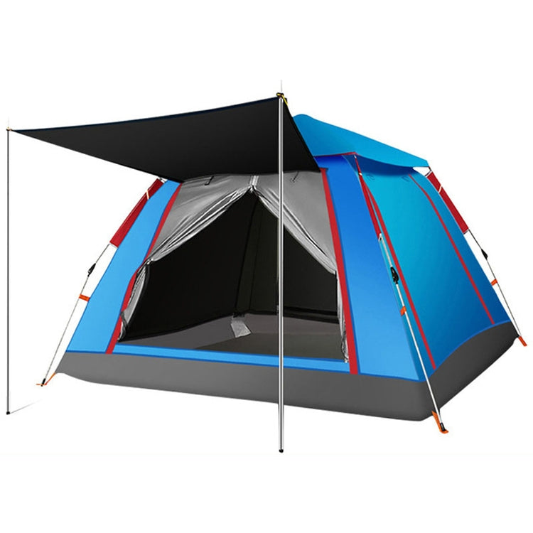 Outdoor 3-4 People Beach Thickening Rainproof Automatic Speed Open Four-sided Camping Tent