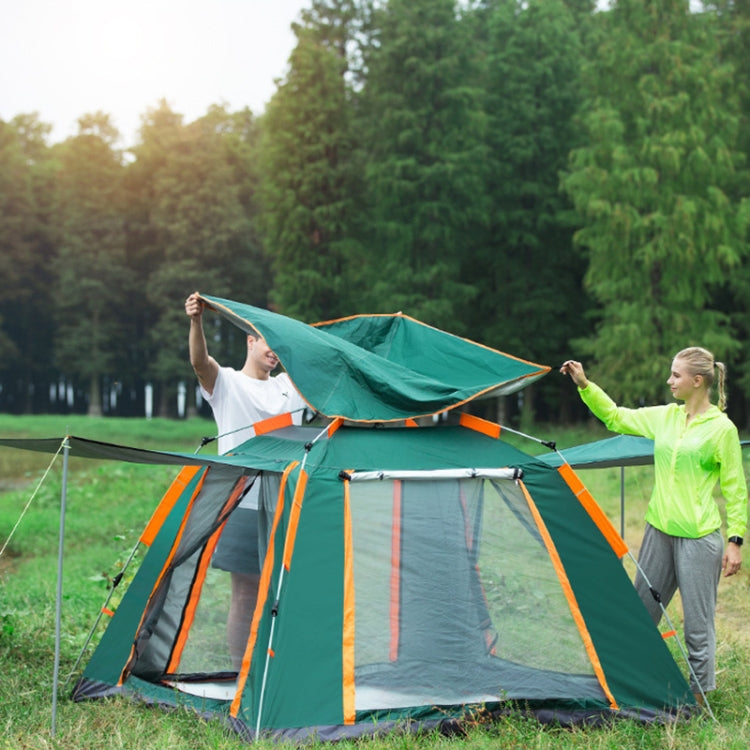 Outdoor 3-4 People Beach Thickening Rainproof Automatic Speed Open Four-sided Camping Tent