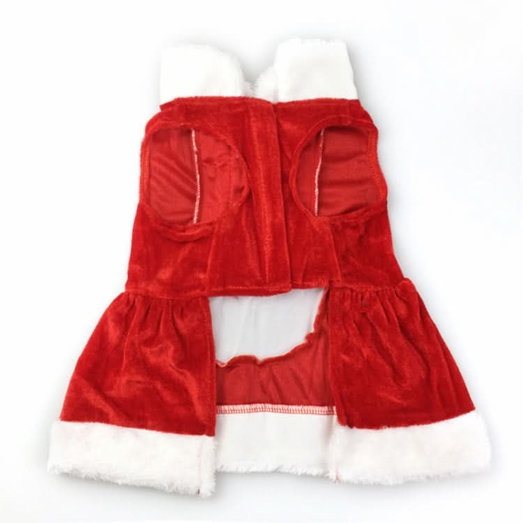 Christmas Dog Clothes for Small Dogs Santa Dog Costume Winter Pet Coats - Reluova