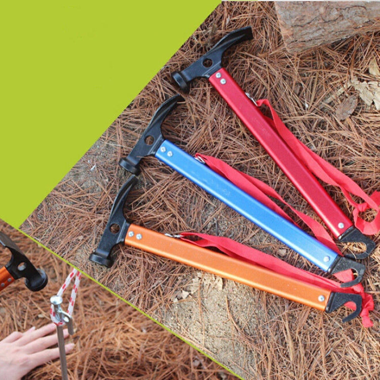 Multi-Purpose Camping Hammer Outdoor Tool ,Random Color Delivery