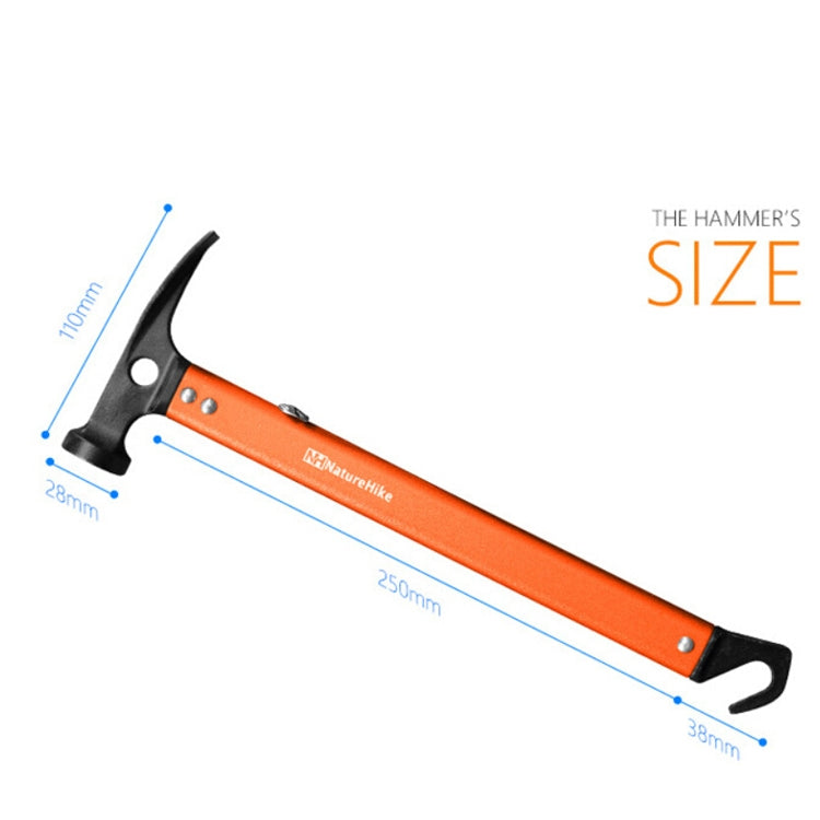 Multi-Purpose Camping Hammer Outdoor Tool ,Random Color Delivery