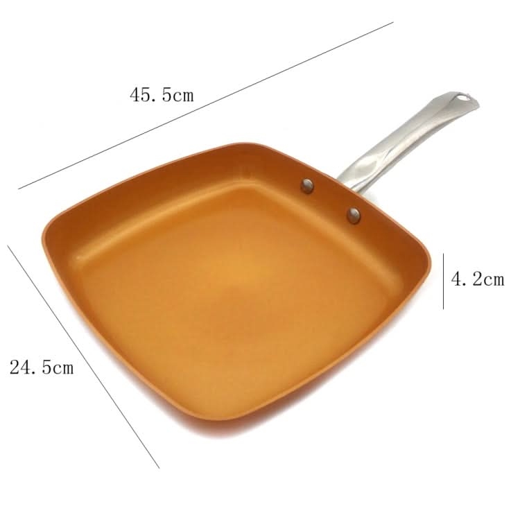 CX-009 10-inch Copper Wire Frying Pan Aluminum Pan Reluova