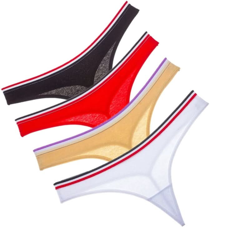 Simple Thongs Seamless Briefs Sexy Women Underwear