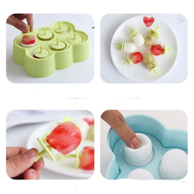 Mini DIY Creative Popsicle Mould Environmentally Friendly Silicone Ice Cube Ice Cream Mould - Reluova