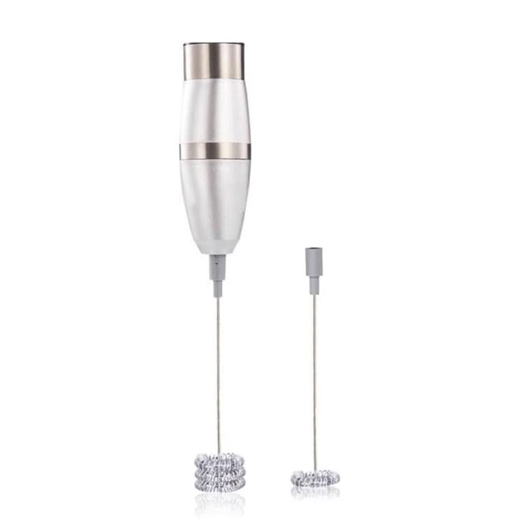 Electric Milk Frother Foamer Double Spring Triple Spring Stainless Steel Mixer - Reluova