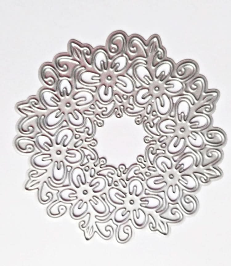 Hollow Garland Knife Die Cut Book Album Greeting Card Making Stencil