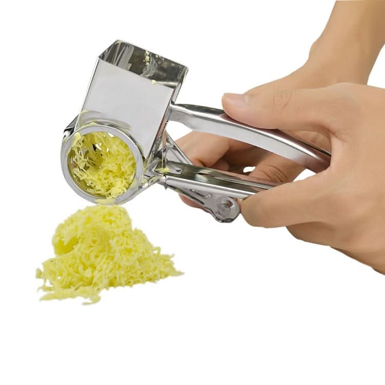 Cheese Grater Rotory Container Stainless Steel Hand-Crank Rotary Shredder - Reluova