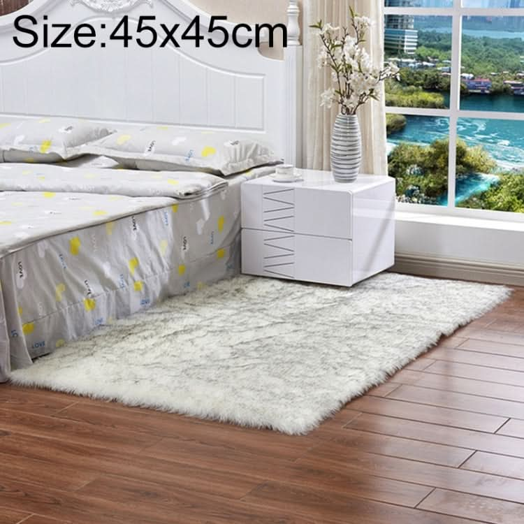 Luxury Rectangle Square Soft Artificial Wool Sheepskin Fluffy Rug Fur Carpet, Series 2 Reluova