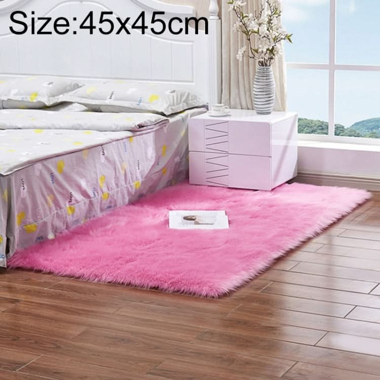 Luxury Rectangle Square Soft Artificial Wool Sheepskin Fluffy Rug Fur Carpet, Series 2