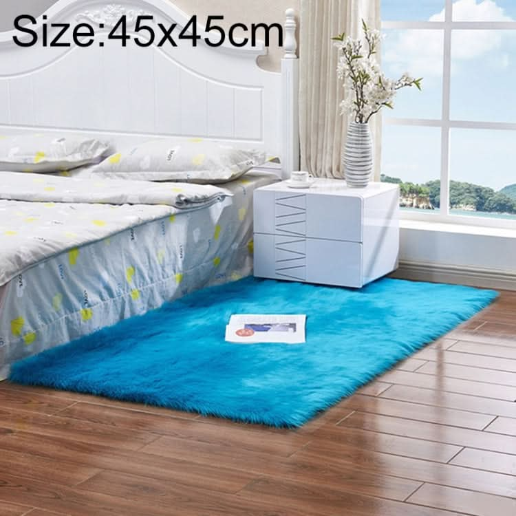 Luxury Rectangle Square Soft Artificial Wool Sheepskin Fluffy Rug Fur Carpet, Series 2 Reluova