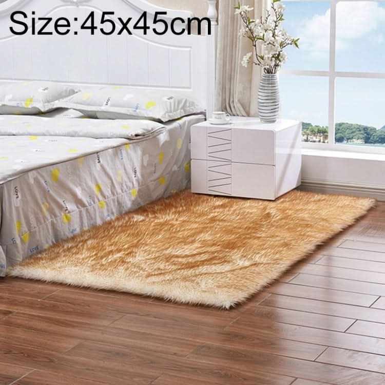 Luxury Rectangle Square Soft Artificial Wool Sheepskin Fluffy Rug Fur Carpet, Series 2