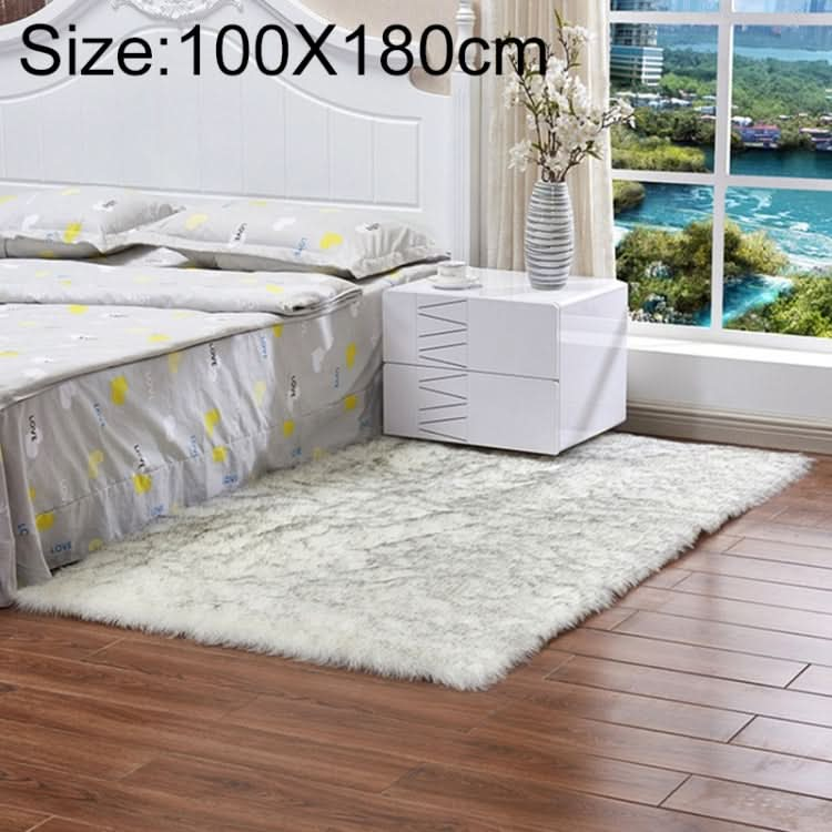 Luxury Rectangle Square Soft Artificial Wool Sheepskin Fluffy Rug Fur Carpet, Series 1 Reluova