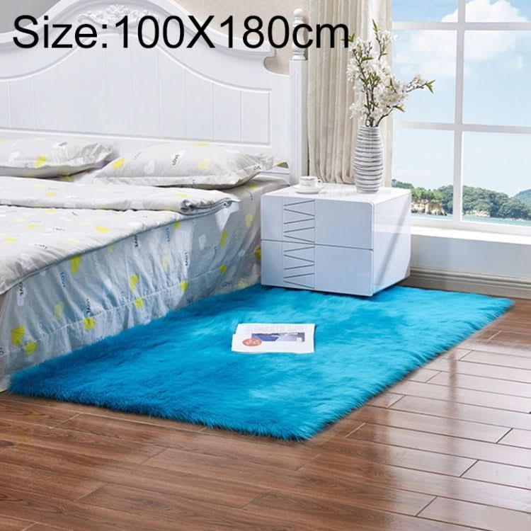 Luxury Rectangle Square Soft Artificial Wool Sheepskin Fluffy Rug Fur Carpet, Series 1 Reluova