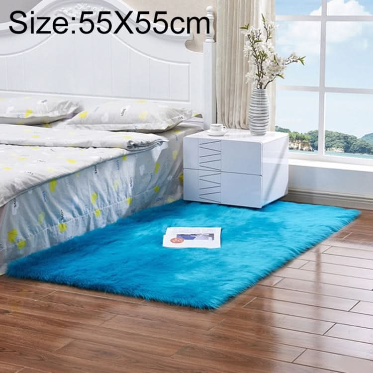 Luxury Rectangle Square Soft Artificial Wool Sheepskin Fluffy Rug Fur Carpet, Series 1 Reluova