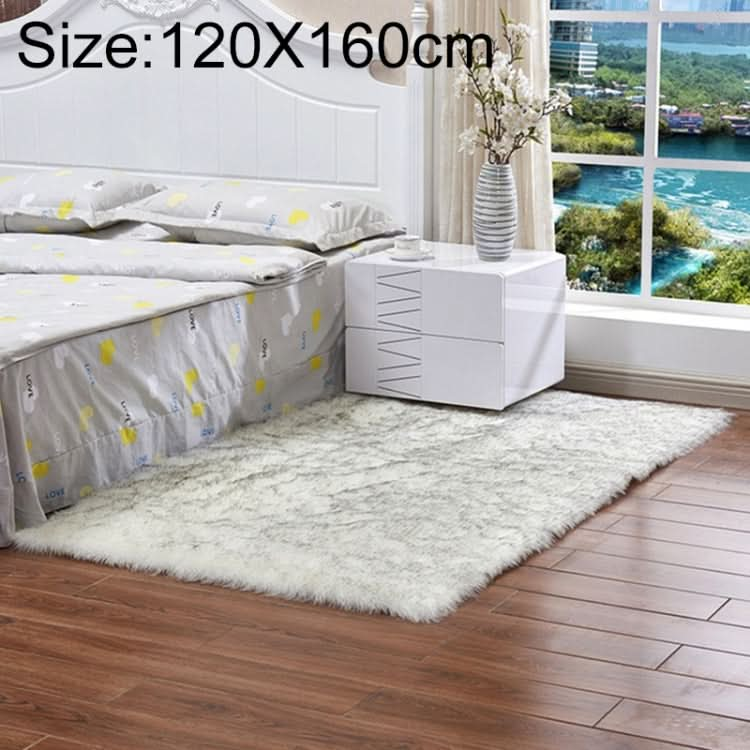 Luxury Rectangle Square Soft Artificial Wool Sheepskin Fluffy Rug Fur Carpet, Series 2 Reluova