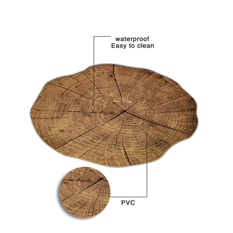 2 PCS Wood Placement Table Mats Tableware Pad Lotus Shape Tea Cup Bowl Decoration-Reluova