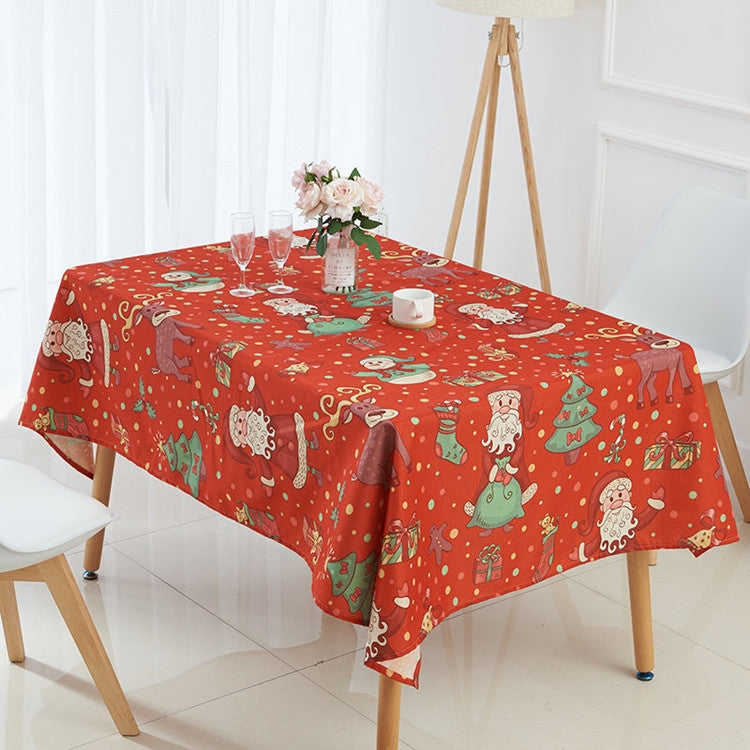 Household Encrypted Linen Waterproof Tablecloth, Series 3 My Store