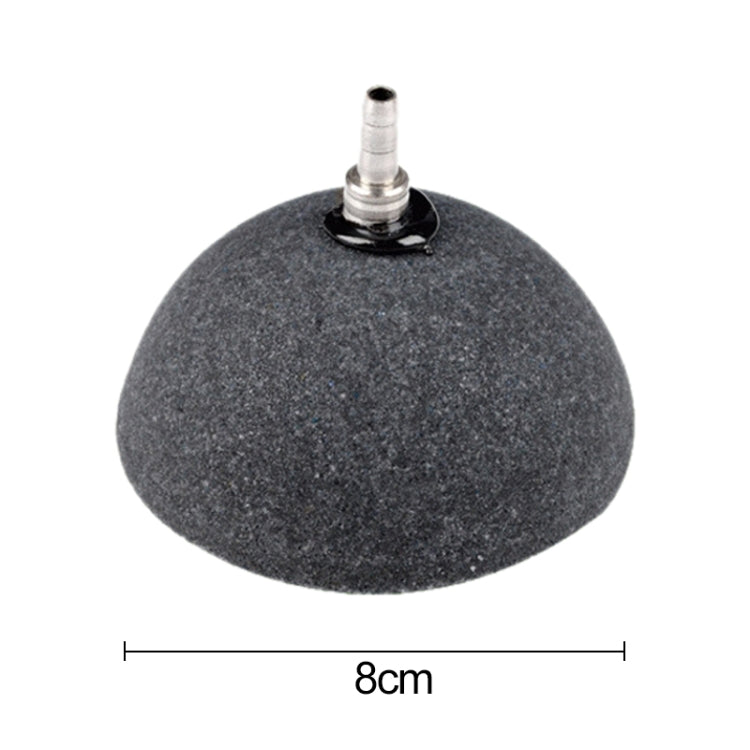 8cm Semicircular Gas Stone Aquarium Oxygen Bubble Stone Gas Plate Oxygenation Head Sand Table Oxygen Disk Gas Stone-Reluova