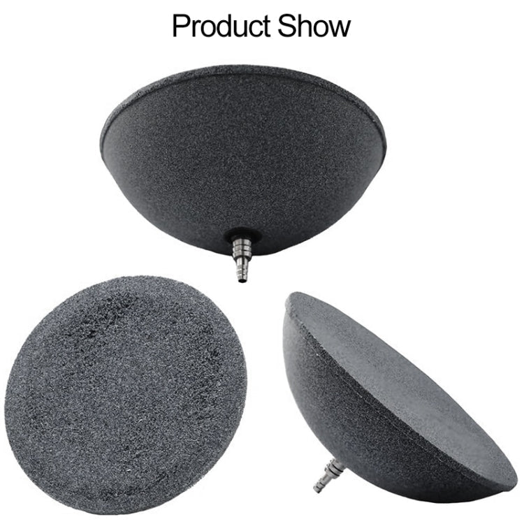 8cm Semicircular Gas Stone Aquarium Oxygen Bubble Stone Gas Plate Oxygenation Head Sand Table Oxygen Disk Gas Stone-Reluova