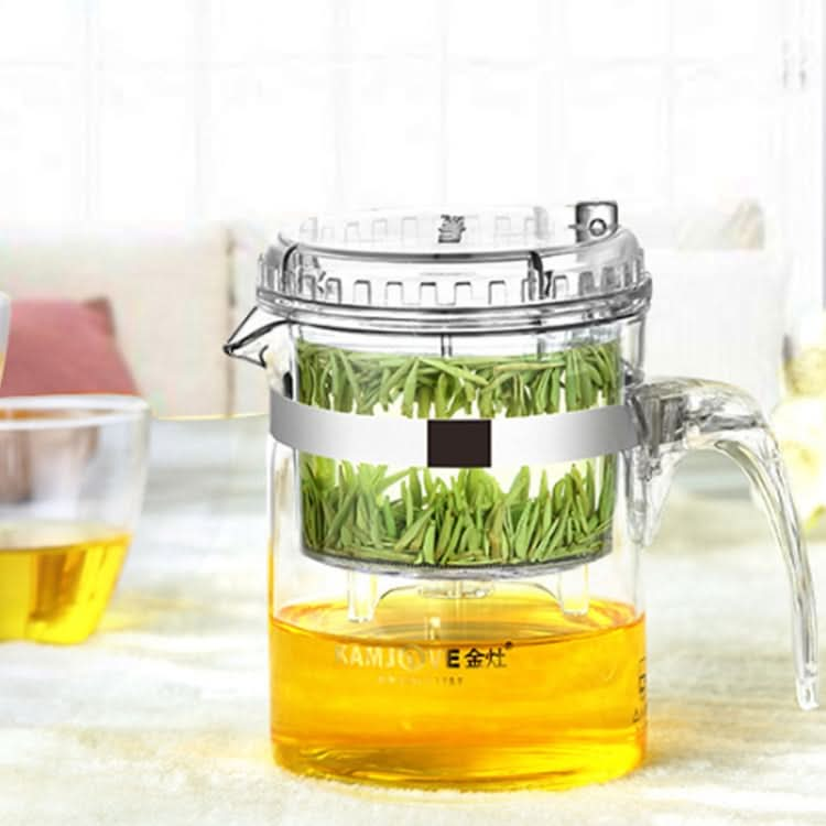 KAMJOVE Small Capacity Glass Teacup Heat-resistant Glass Tea Set Capacity: 300ML Reluova