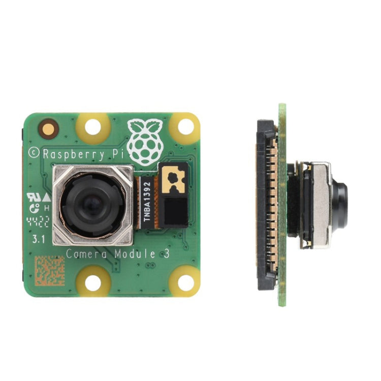 Waveshare For Raspberry Pi Camera Module 3, High Resolution, Auto-Focus 12MP, IMX708, FOV Optional, 23943