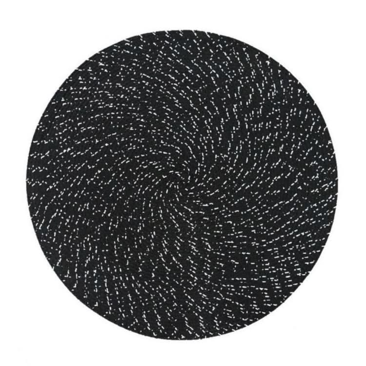 2 PCS PP Round Oval Woven Placemat-Reluova