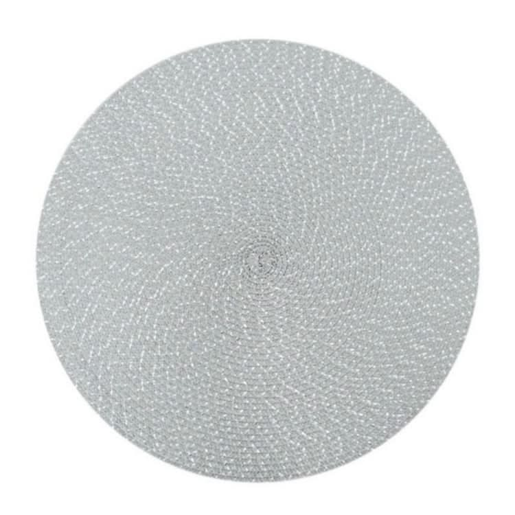 2 PCS PP Round Oval Woven Placemat-Reluova