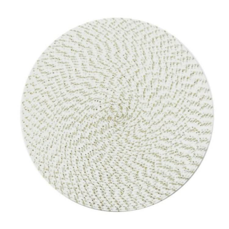 2 PCS PP Round Oval Woven Placemat-Reluova