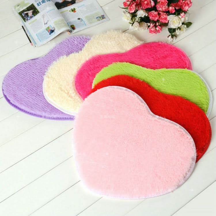 Heart Shape Non-slip Bath Mats Kitchen Carpet Home Decoration, Series 1