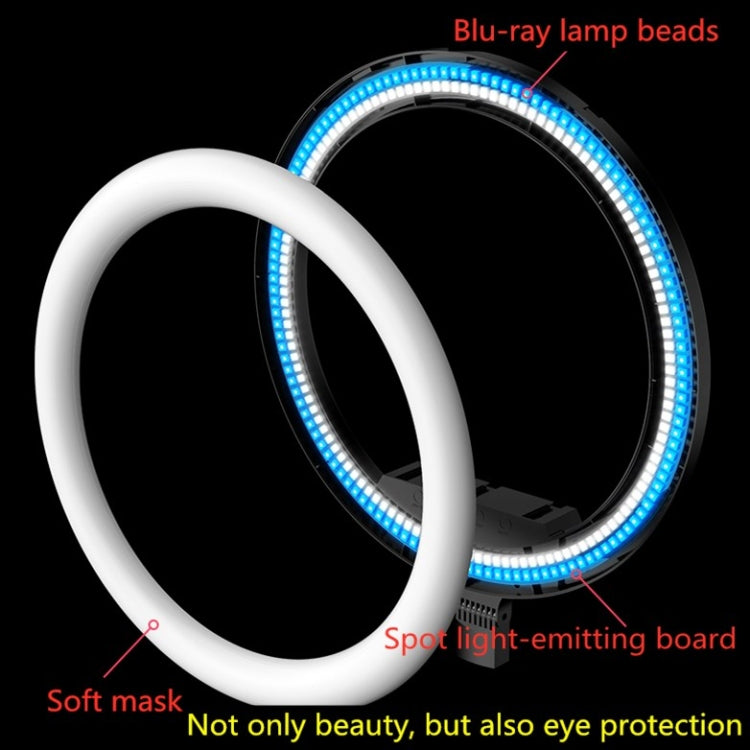 Dimmable Color Temperature LED Ring Fill Light Live Broadcast Set