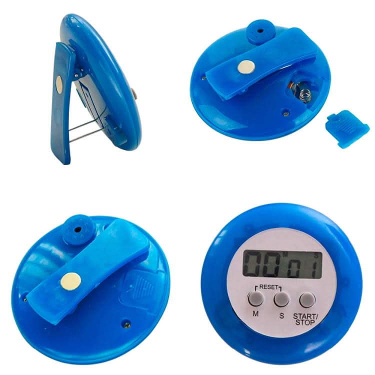 Round Magnetic Digital Countdown Timer Alarm Stand Kitchen Timer Cooking Alarm Clock - Reluova