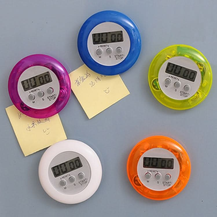 Round Magnetic Digital Countdown Timer Alarm Stand Kitchen Timer Cooking Alarm Clock - Reluova