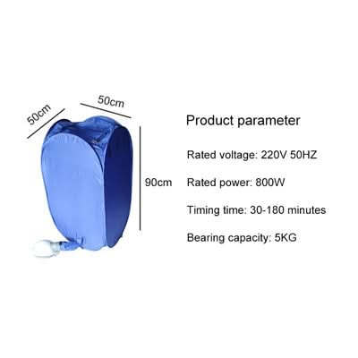 Foldable Free Installation Portable Household Mini Clothes Dryer Reluova