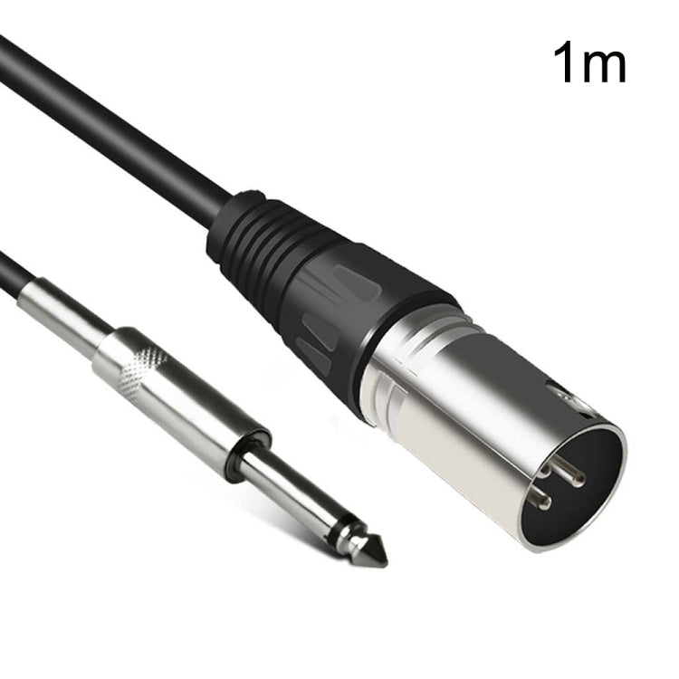 6.35mm Caron Male To XLR 2pin Balance Microphone Audio Cable Mixer Line