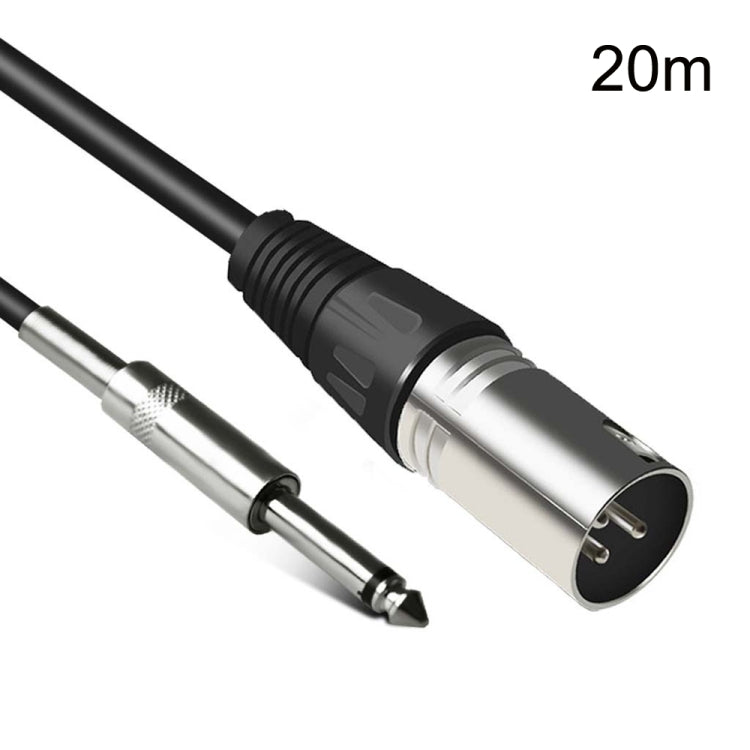 6.35mm Caron Male To XLR 2pin Balance Microphone Audio Cable Mixer Line-Reluova