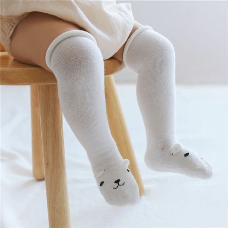 Autumn And Winter Baby Thigh Socks Curling Loose Mouth Children Cartoon Non-Slip Toddler Socks Reluova