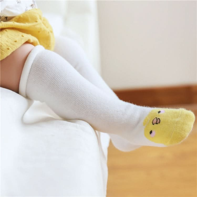 Autumn And Winter Baby Thigh Socks Curling Loose Mouth Children Cartoon Non-Slip Toddler Socks Reluova