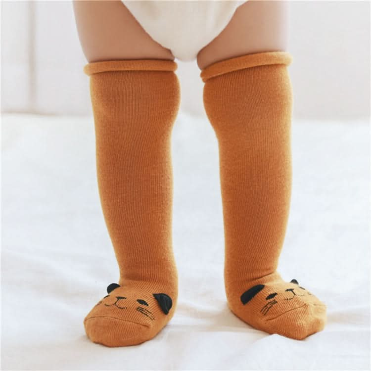 Autumn And Winter Baby Thigh Socks Curling Loose Mouth Children Cartoon Non-Slip Toddler Socks Reluova